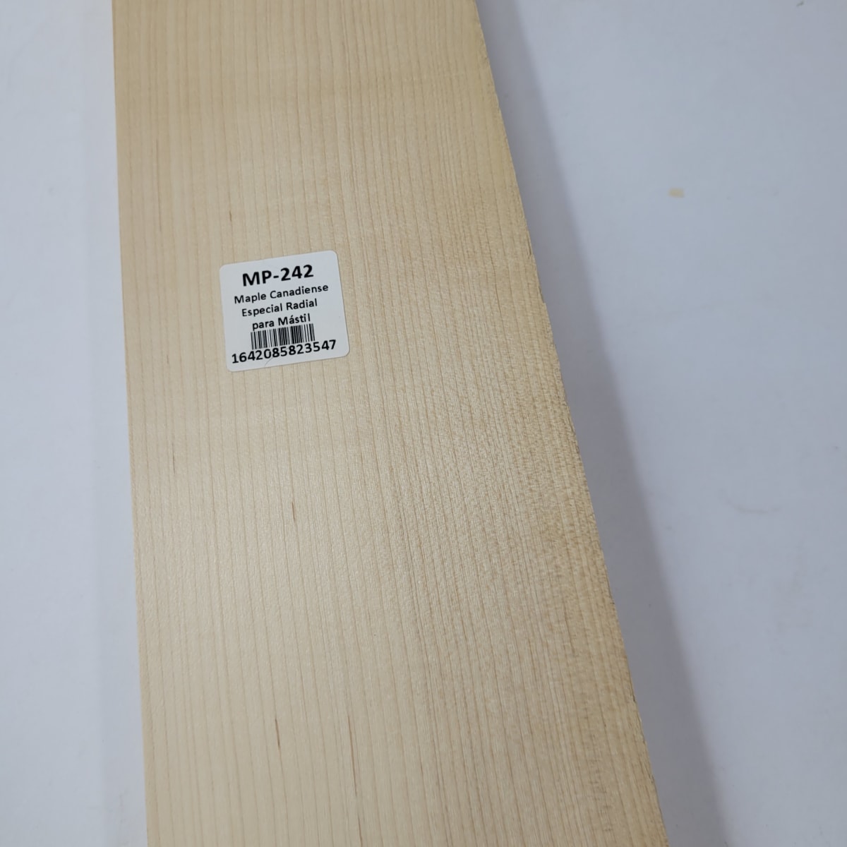 Pieza Unica MP-242 de Maple Arce Canadiense Especial Radial para Mastil de Guitarra 24 Trastes9