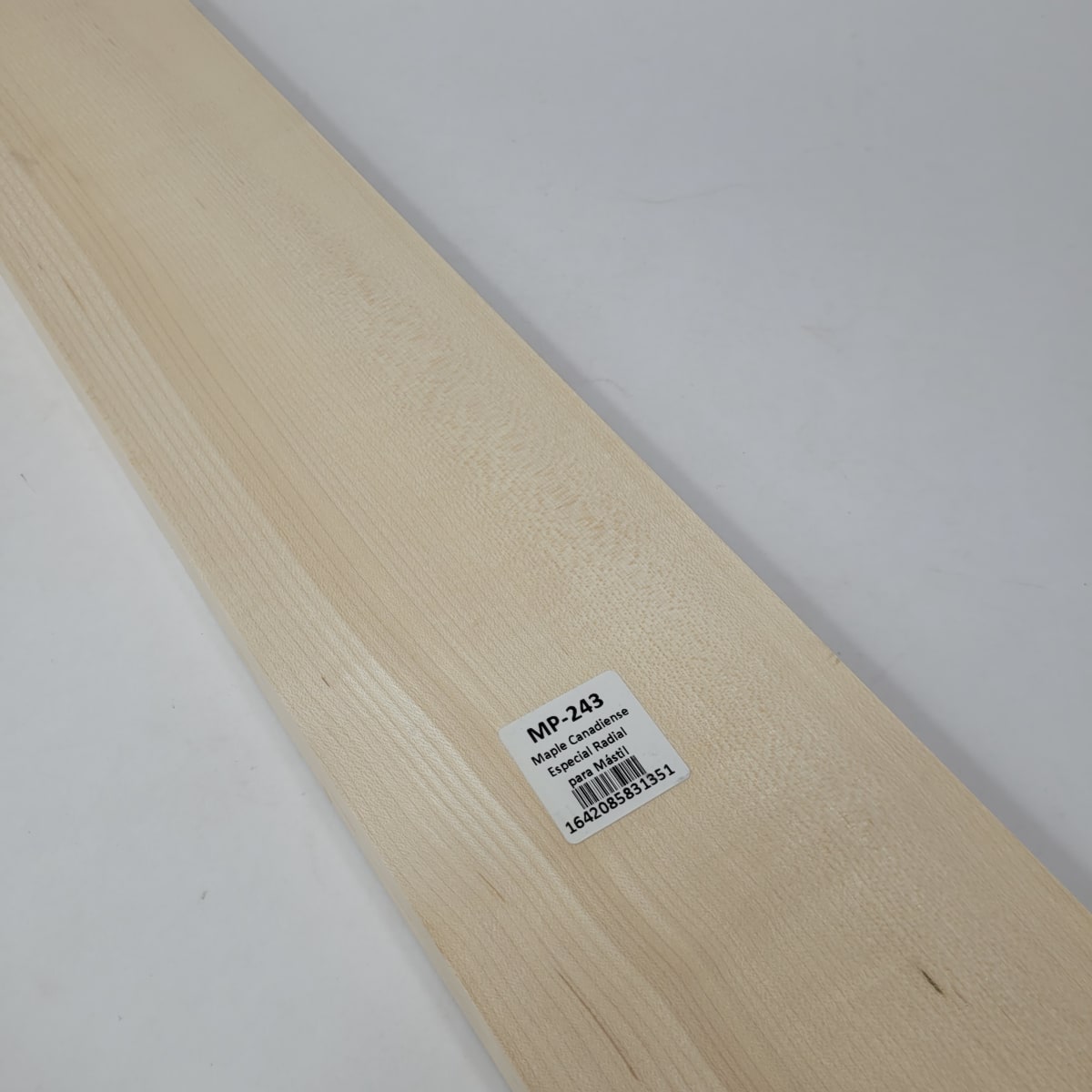 Pieza Unica MP-243 de Maple Arce Canadiense Especial Radial para Mastil de Guitarra 24 Trastes7