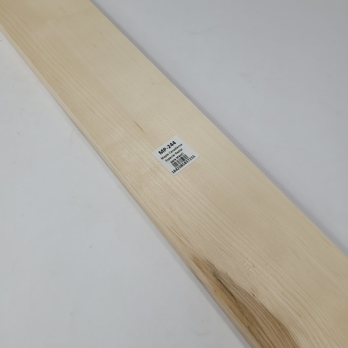 Pieza Unica MP-244 de Maple Arce Canadiense Especial Radial para Mastil de Guitarra 24 Trastes10