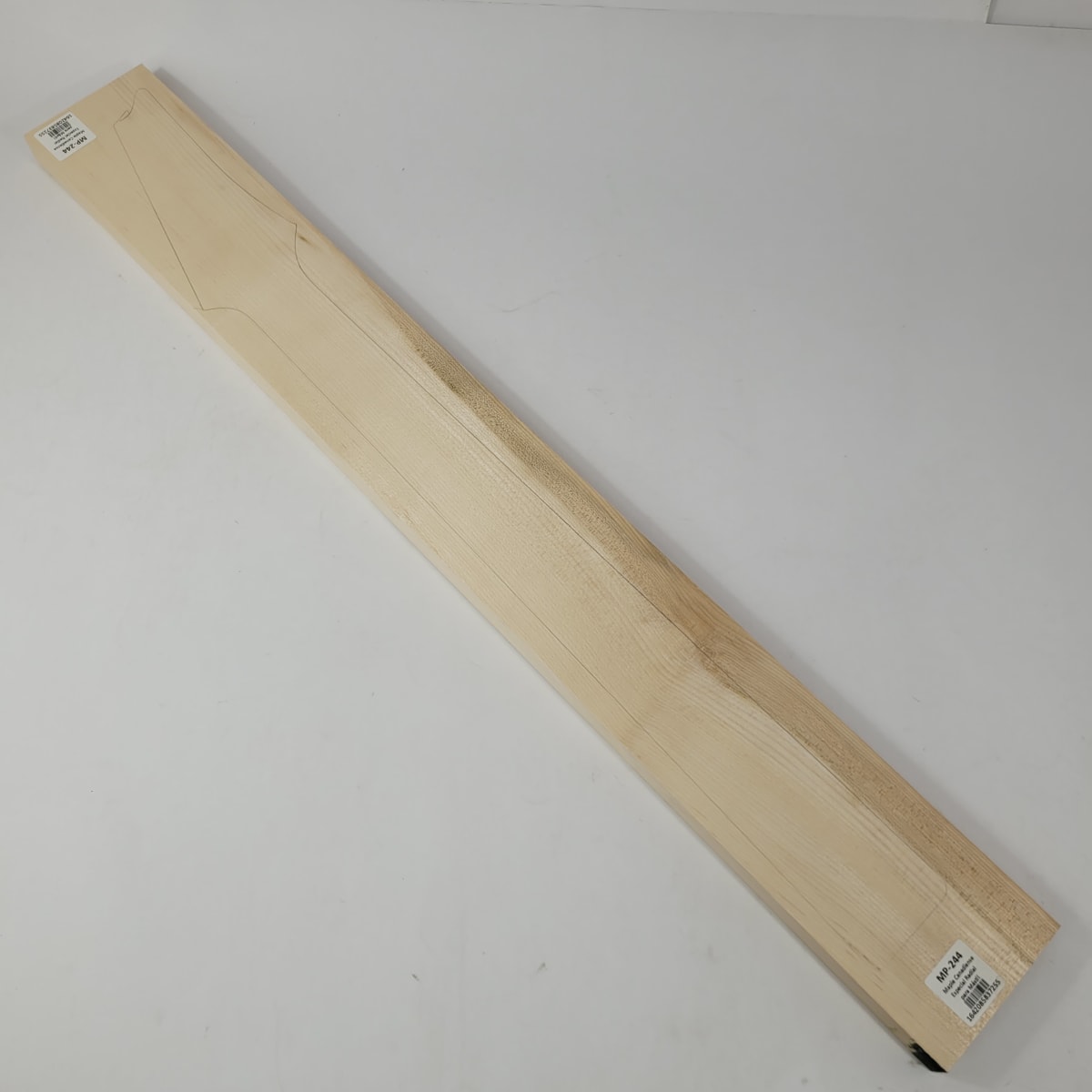 Pieza Unica MP-244 de Maple Arce Canadiense Especial Radial para Mastil de Guitarra 24 Trastes9