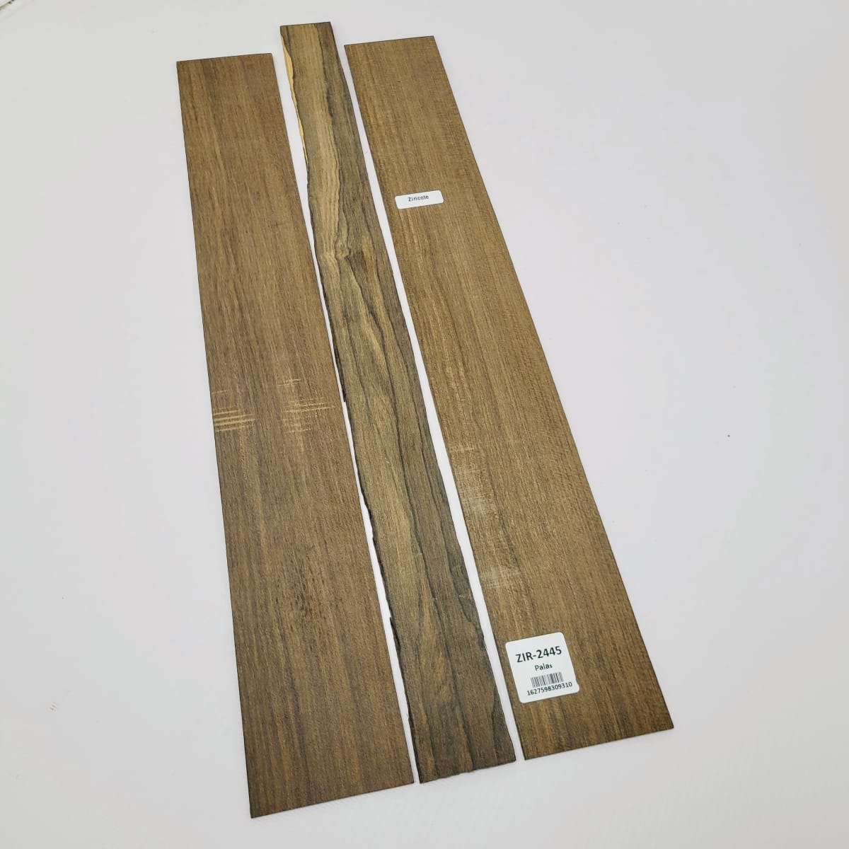 Set Unico REF: ZIR-2445 de 3 Laminas para Artesania de Ziricote Mexicano (Ebano Mexicano)3