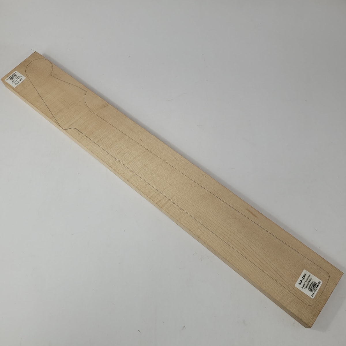 Pieza Unica MP-246 de Maple Arce Canadiense Especial Radial para Mastil de Guitarra 24 Trastes 0