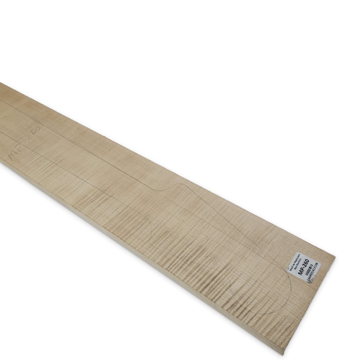 Mastil MP-260 de Maple Flameado Radial para Bajo8