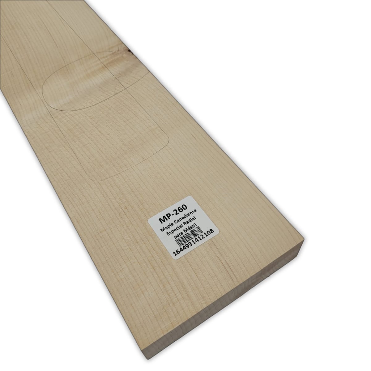 Mastil MP-260 de Maple Especial Radial con Detalles para Guitarra6