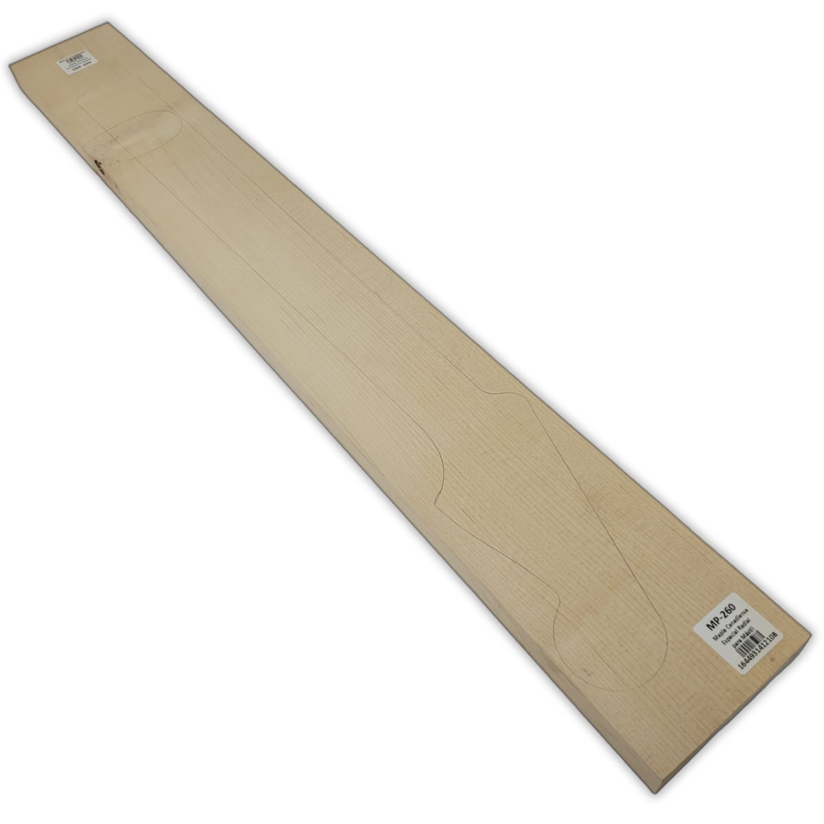 Mastil MP-260 de Maple Especial Radial con Detalles para Guitarra 0