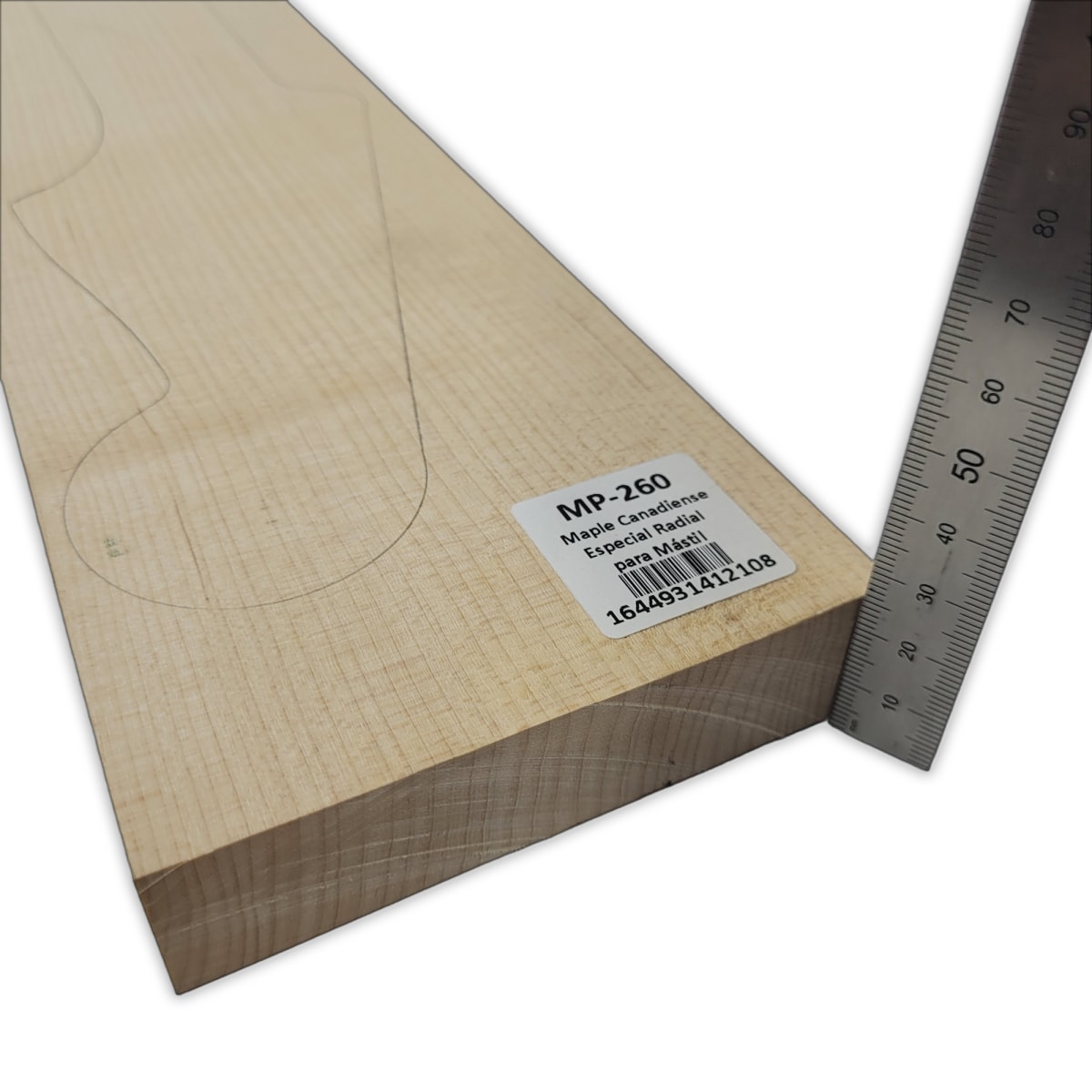 Mastil MP-260 de Maple Especial Radial con Detalles para Guitarra4