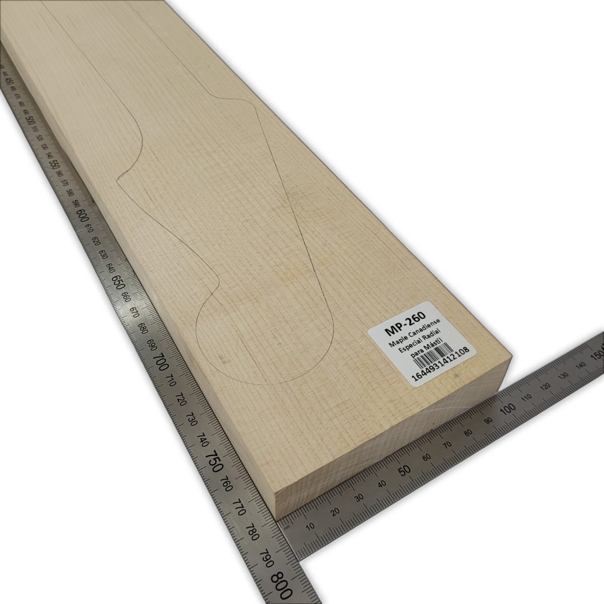 Mastil MP-260 de Maple Especial Radial con Detalles para Guitarra3