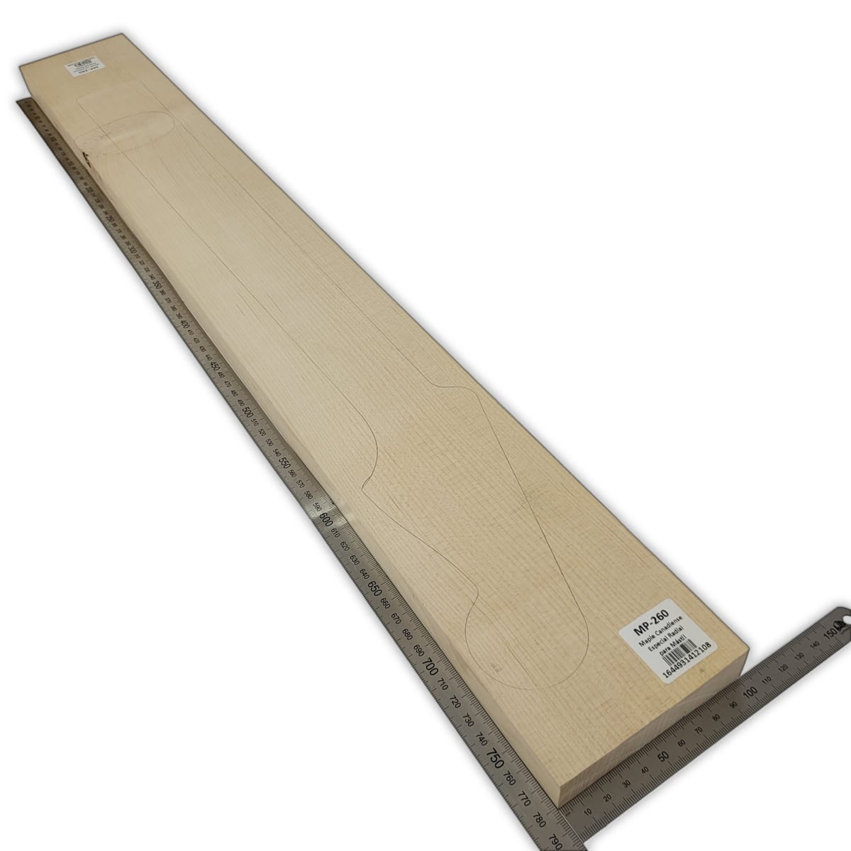 Mastil MP-260 de Maple Especial Radial con Detalles para Guitarra2