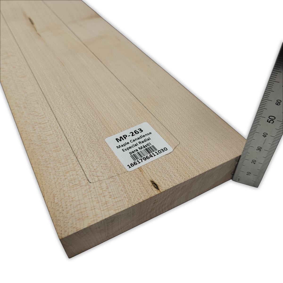 Mastil MP-263 de Maple Especial Radial con Detalles para Guitarra5