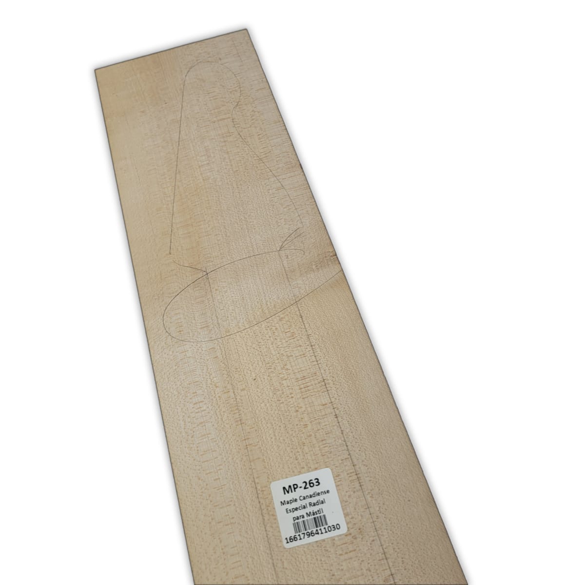 Mastil MP-263 de Maple Especial Radial con Detalles para Guitarra8