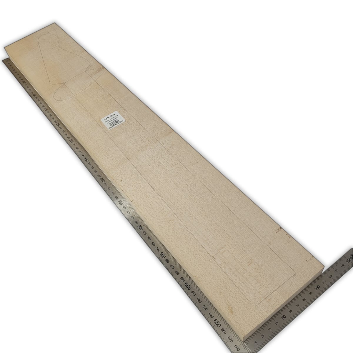 Mastil MP-263 de Maple Especial Radial con Detalles para Guitarra3