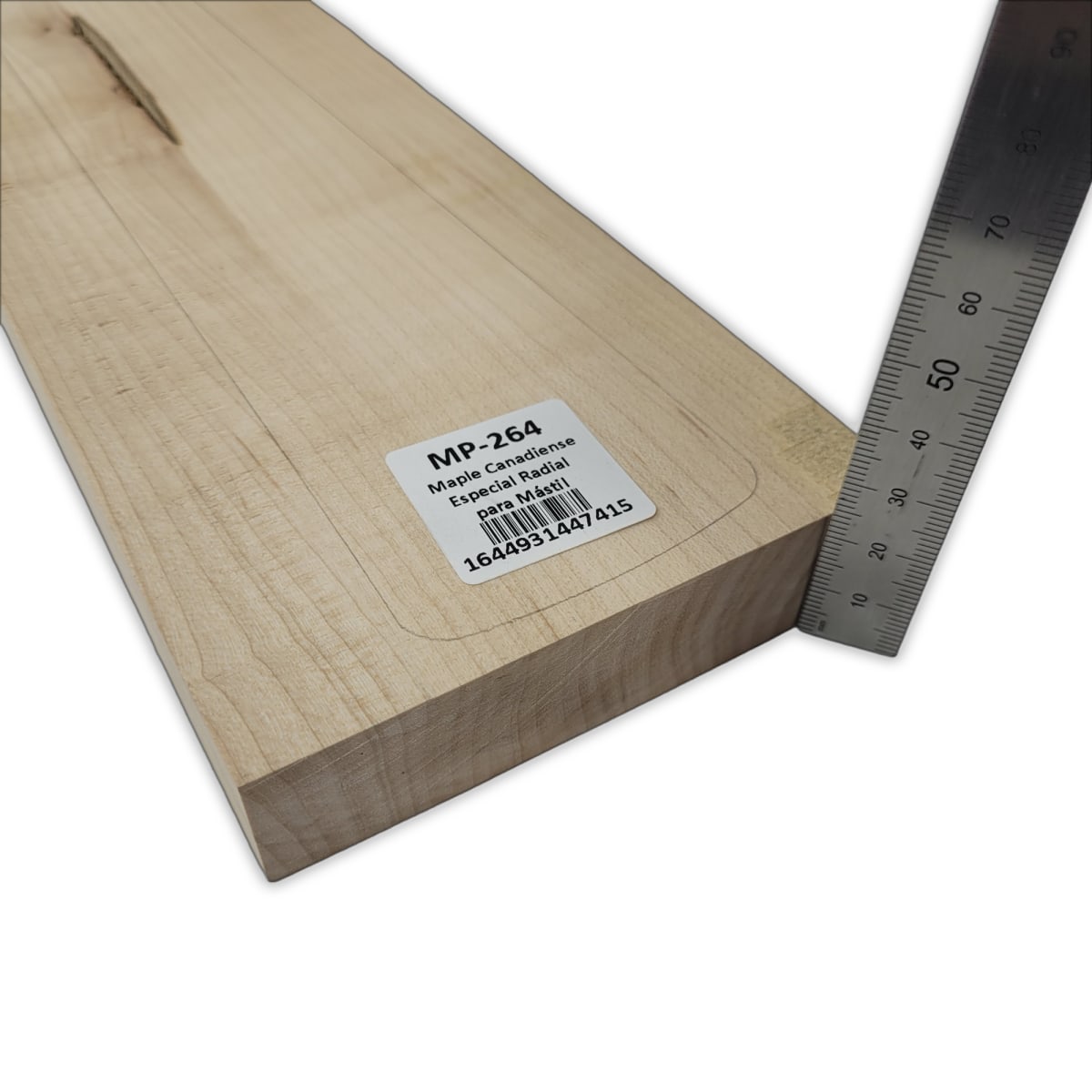 Mastil MP-264 de Maple Especial Radial con Detalles para Guitarra5