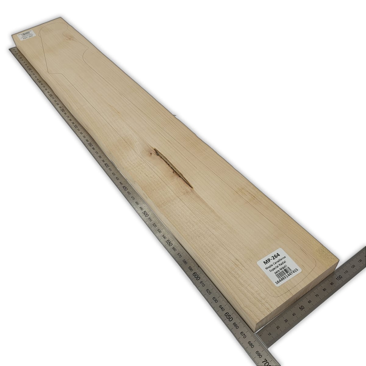 Mastil MP-264 de Maple Especial Radial con Detalles para Guitarra2