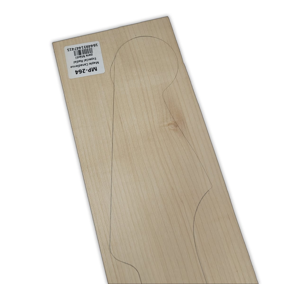 Mastil MP-264 de Maple Especial Radial con Detalles para Guitarra4