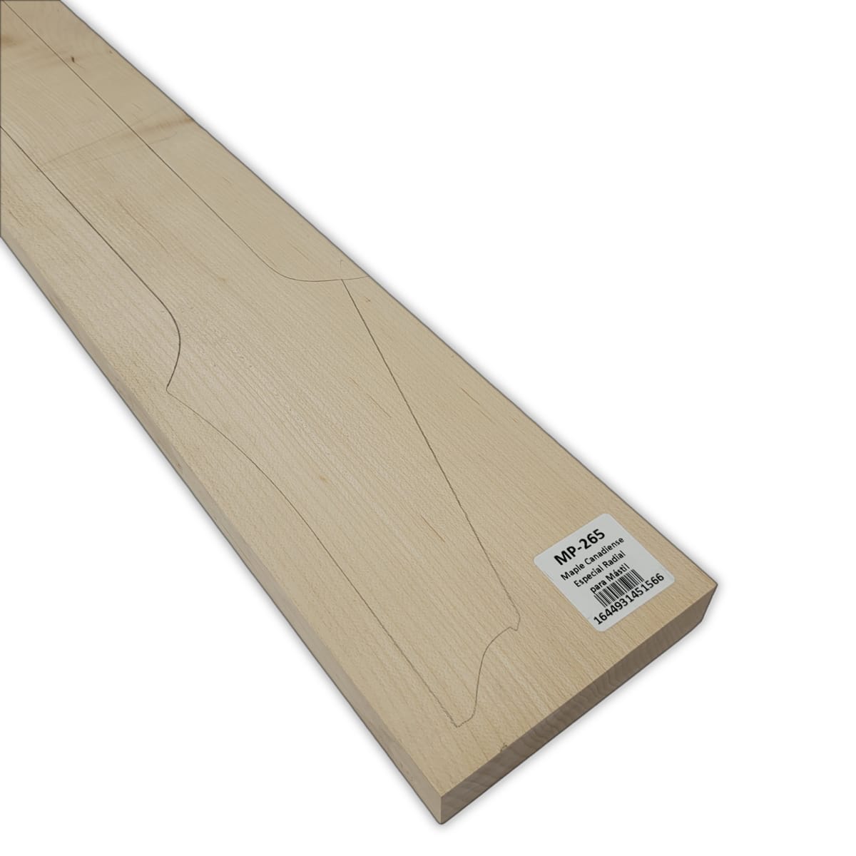 Mastil MP-265 de Maple Especial Radial con Detalles para Guitarra5