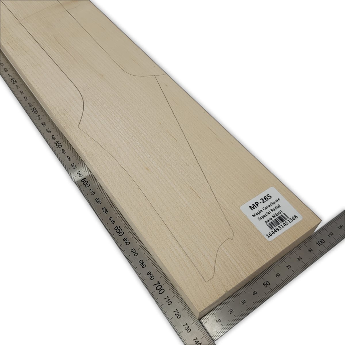 Mastil MP-265 de Maple Especial Radial con Detalles para Guitarra3