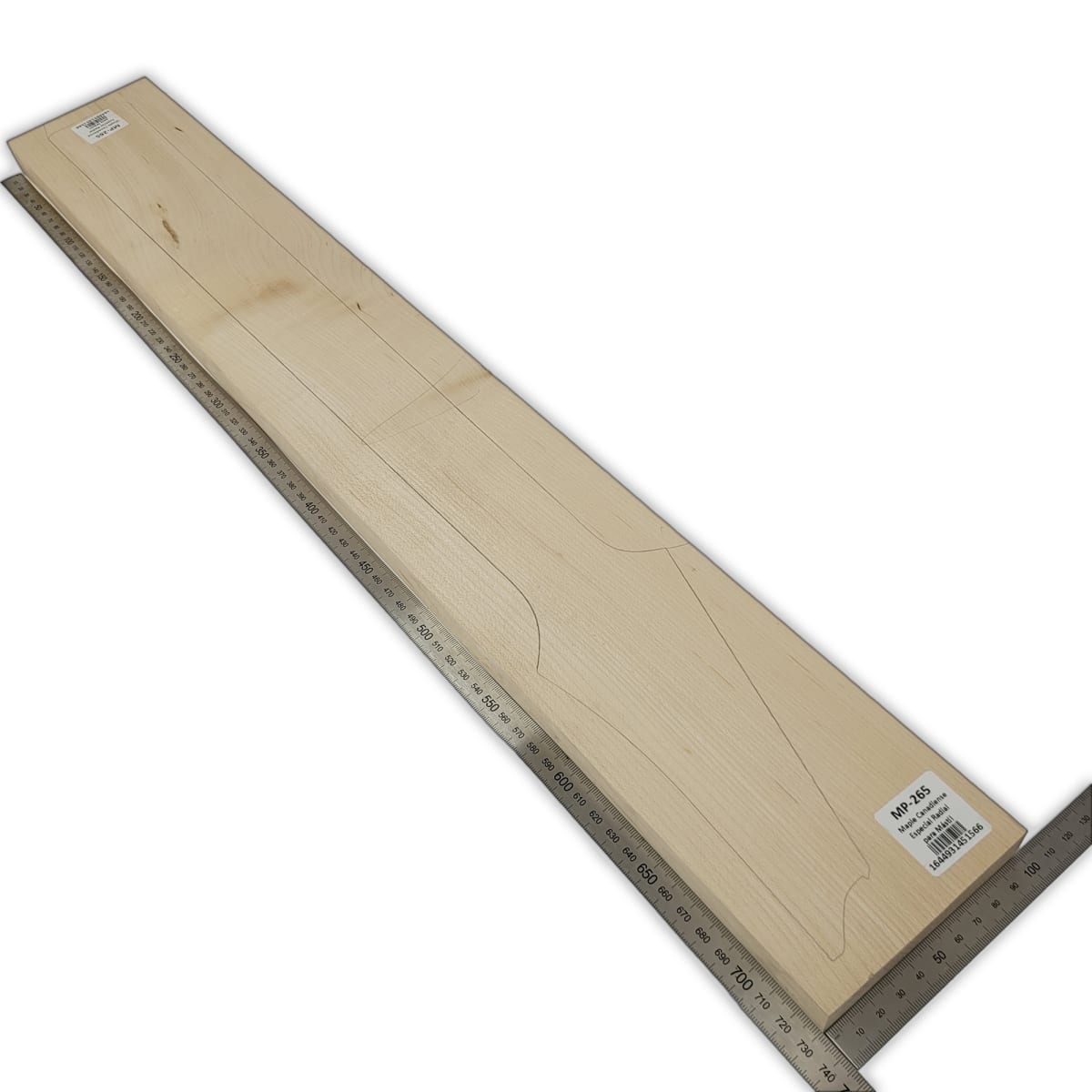 Mastil MP-265 de Maple Especial Radial con Detalles para Guitarra2