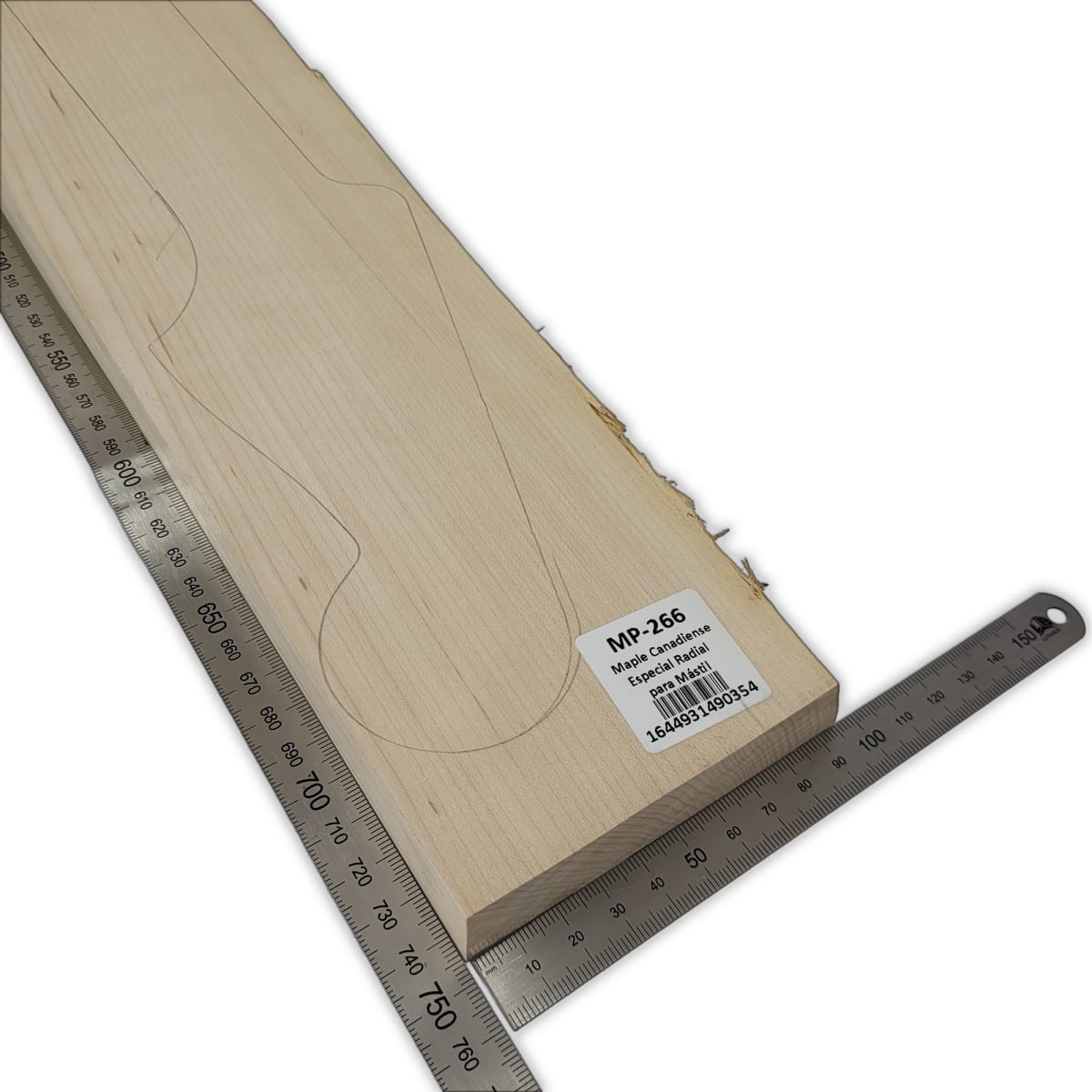 Mastil MP-266 de Maple Especial Radial con Detalles para Guitarra3