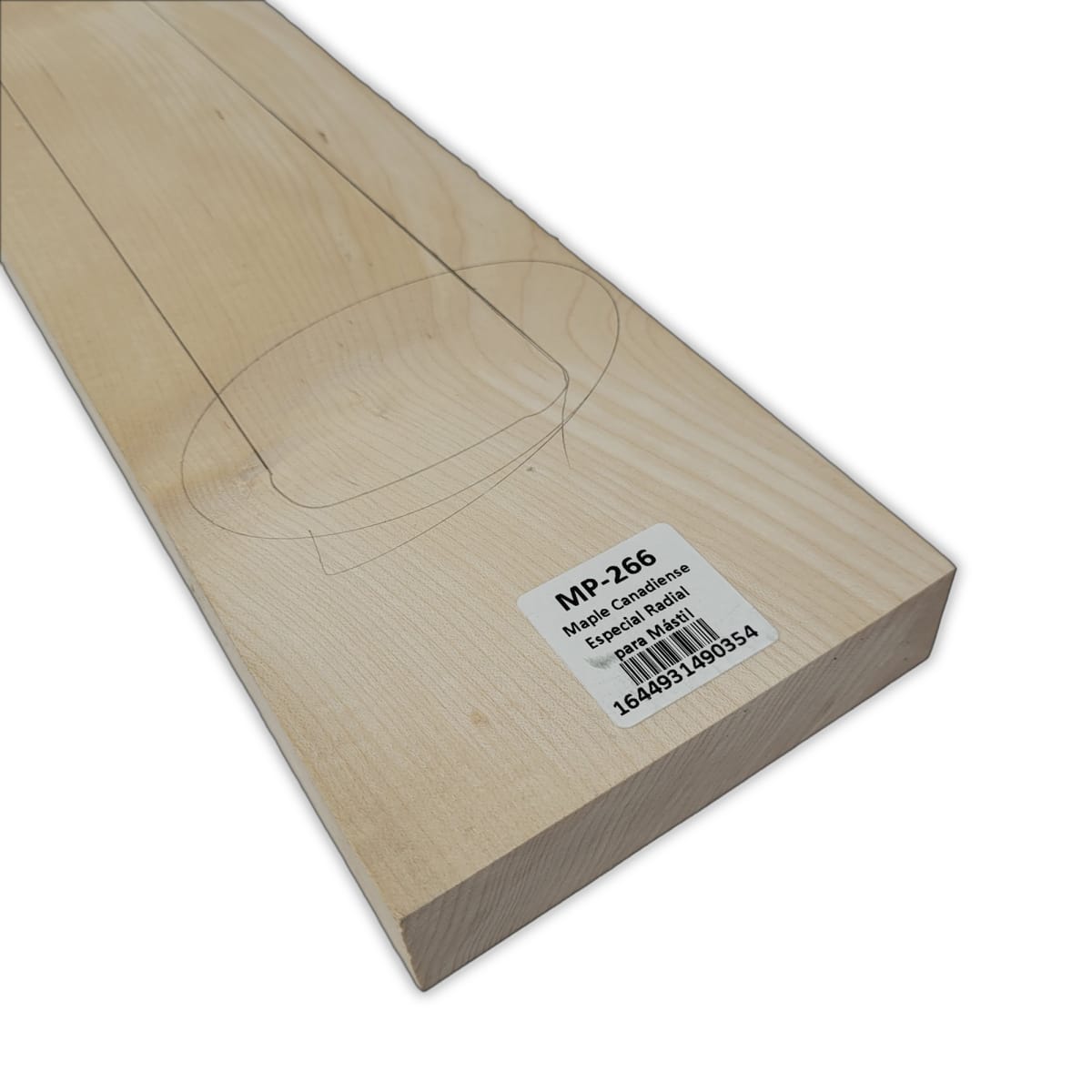 Mastil MP-266 de Maple Especial Radial con Detalles para Guitarra5