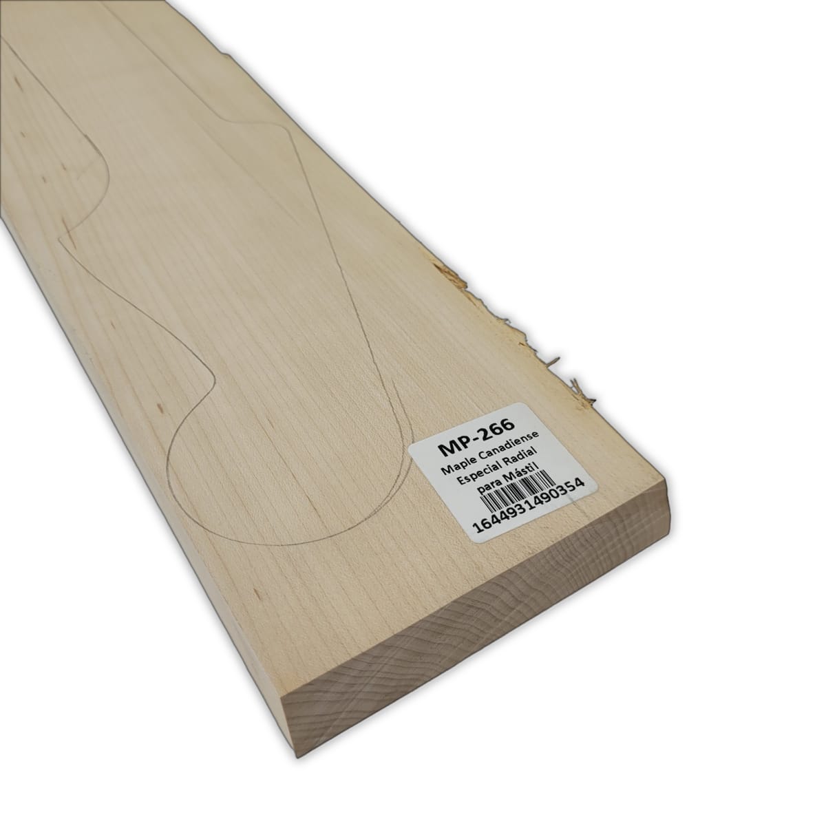 Mastil MP-266 de Maple Especial Radial con Detalles para Guitarra6