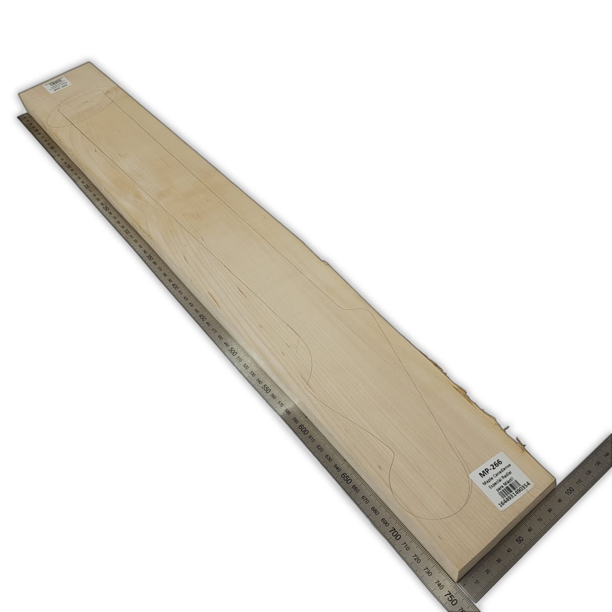 Mastil MP-266 de Maple Especial Radial con Detalles para Guitarra2