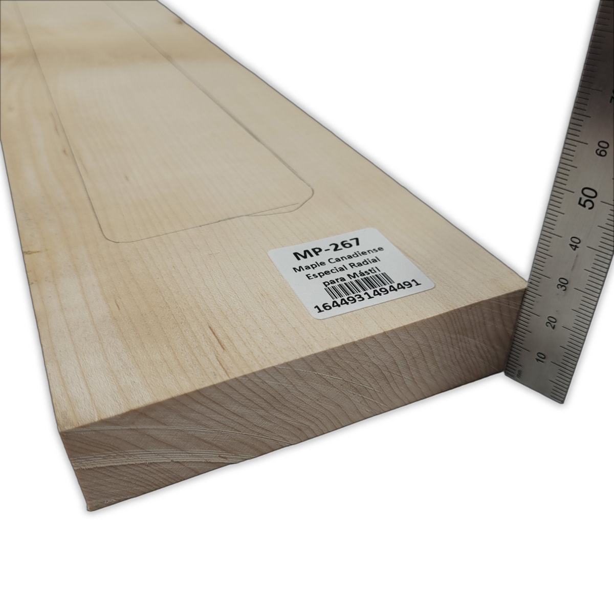 Mastil MP-267 de Maple Especial Radial con Detalles para Guitarra4