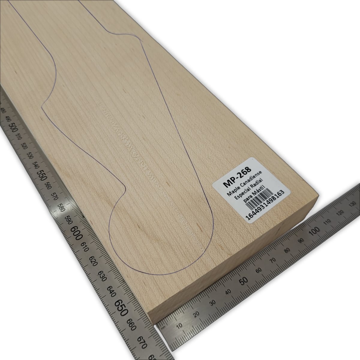 Mastil MP-268 de Maple Especial Radial con Detalles para Guitarra5