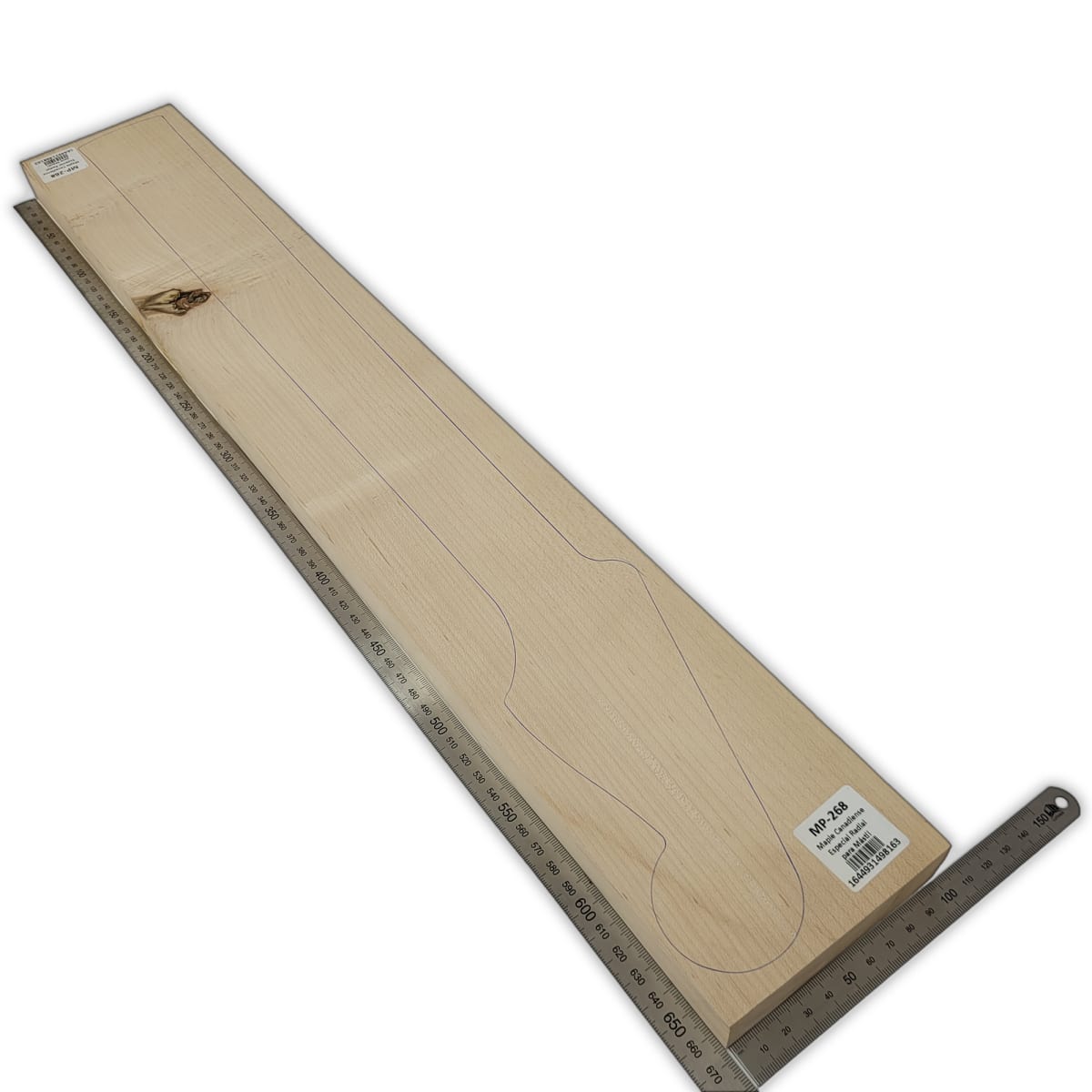 Mastil MP-268 de Maple Especial Radial con Detalles para Guitarra2