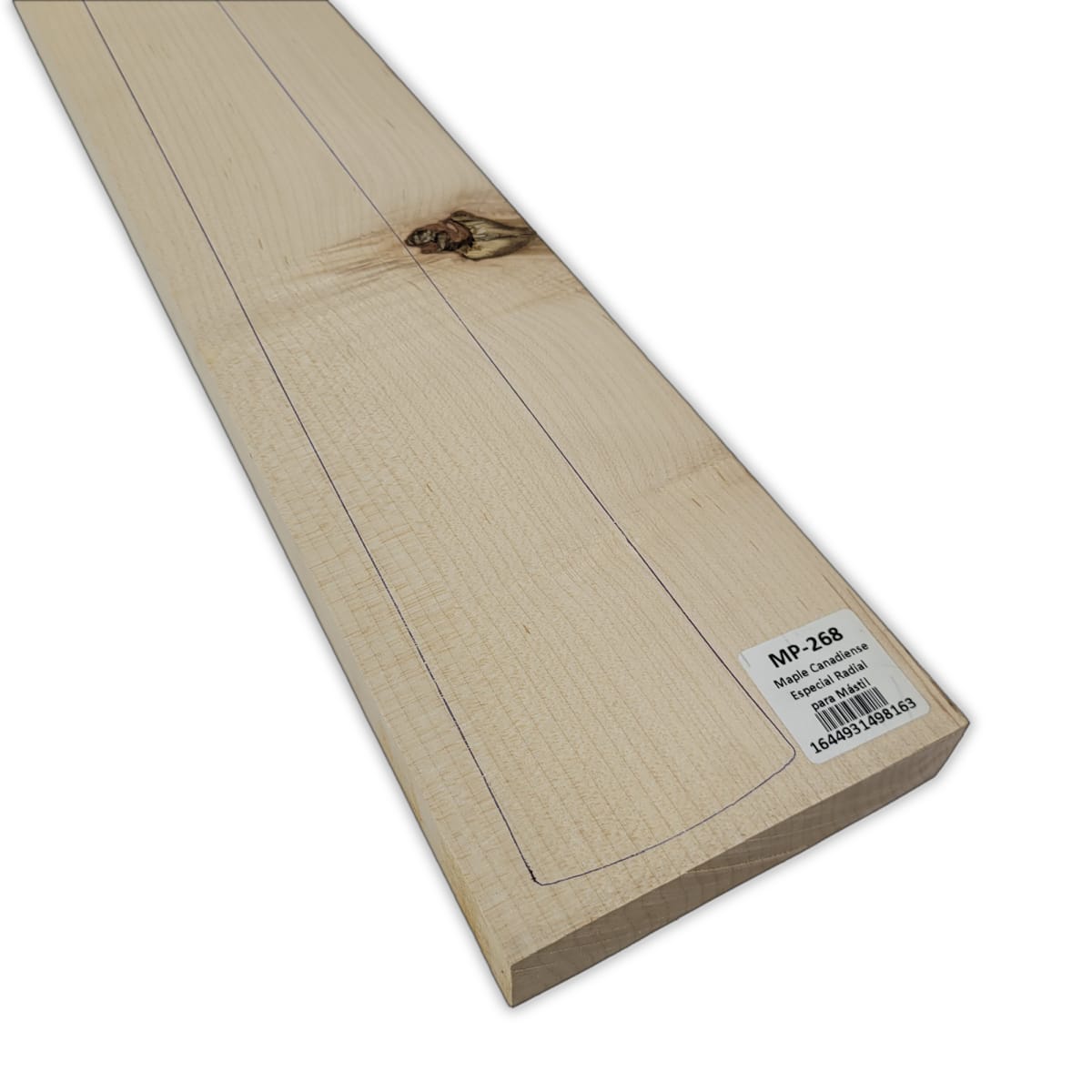 Mastil MP-268 de Maple Especial Radial con Detalles para Guitarra9