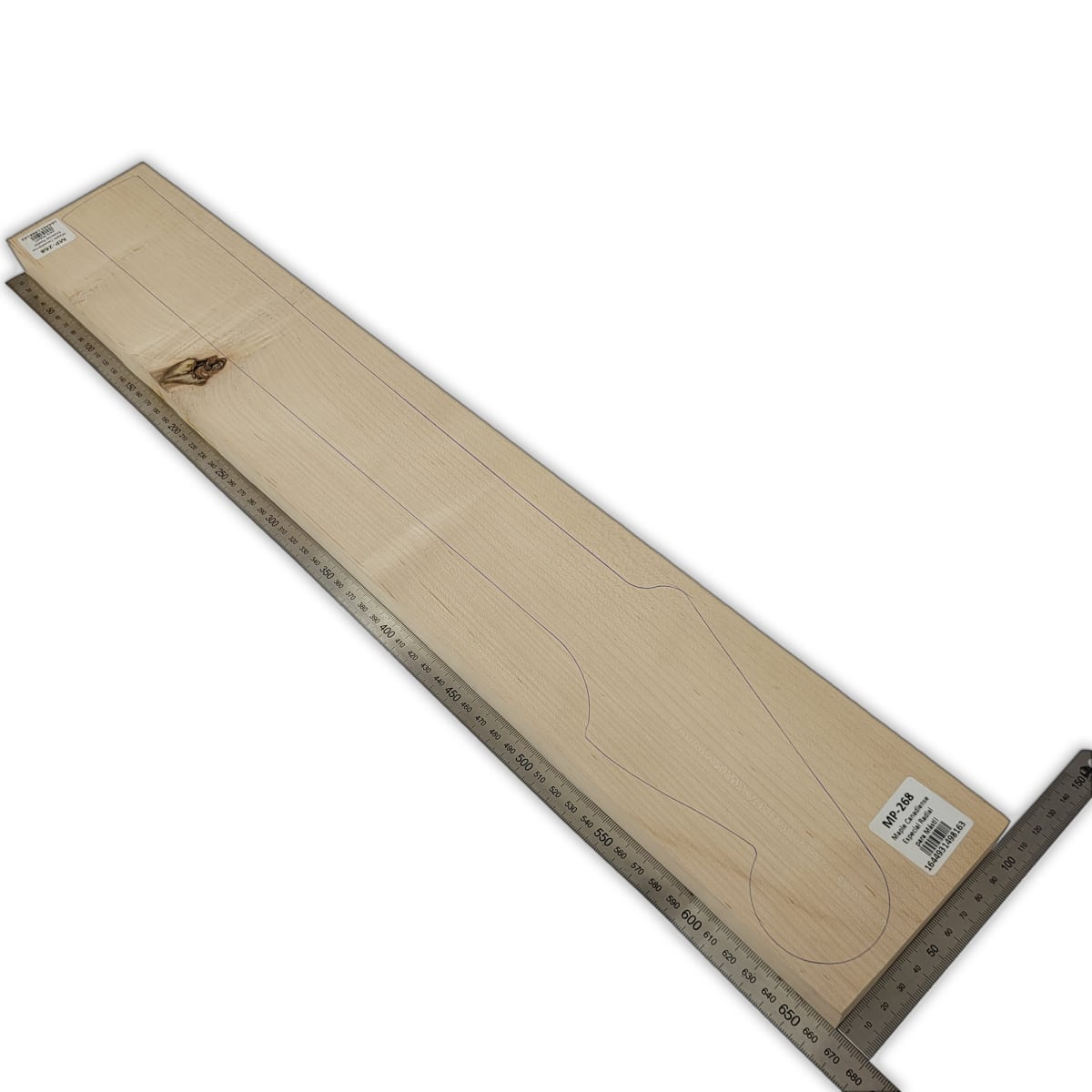 Mastil MP-268 de Maple Especial Radial con Detalles para Guitarra3