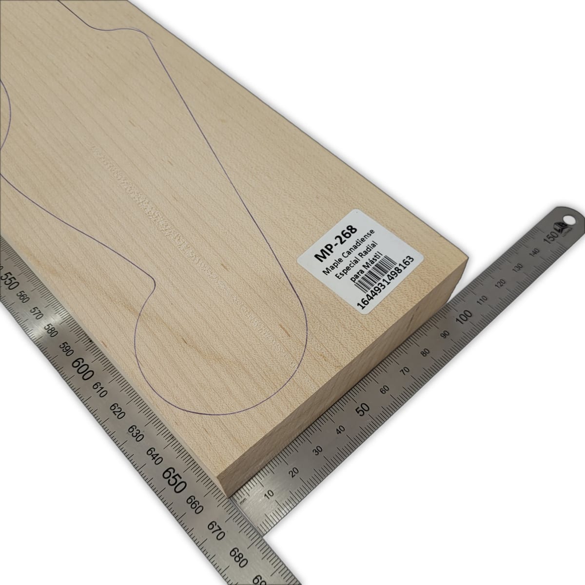 Mastil MP-268 de Maple Especial Radial con Detalles para Guitarra4