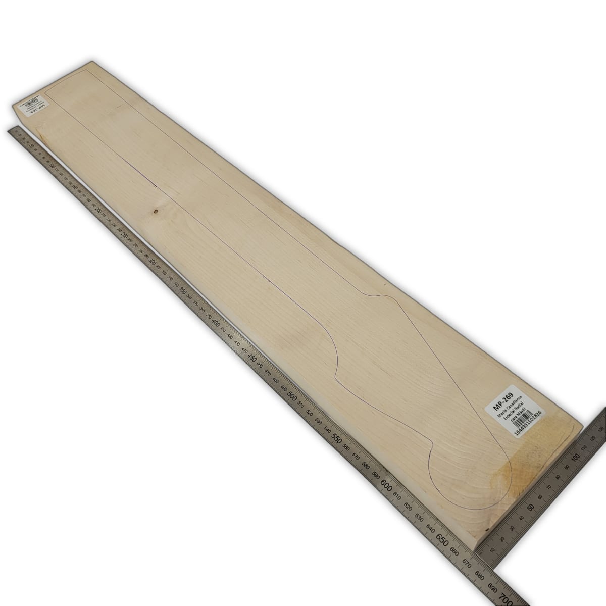 Mastil MP-269 de Maple Especial Radial con Detalles para Guitarra2