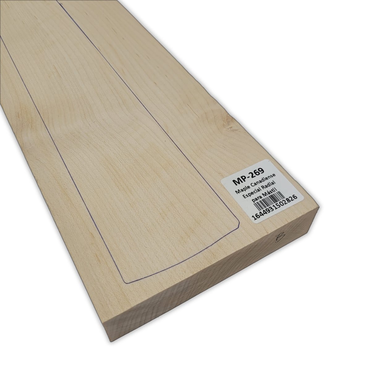 Mastil MP-269 de Maple Especial Radial con Detalles para Guitarra8