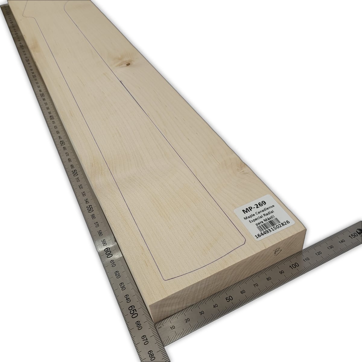 Mastil MP-269 de Maple Especial Radial con Detalles para Guitarra4