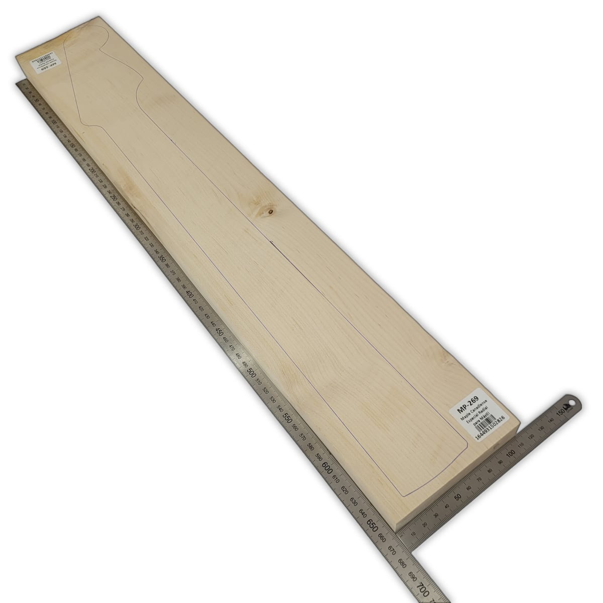 Mastil MP-269 de Maple Especial Radial con Detalles para Guitarra3