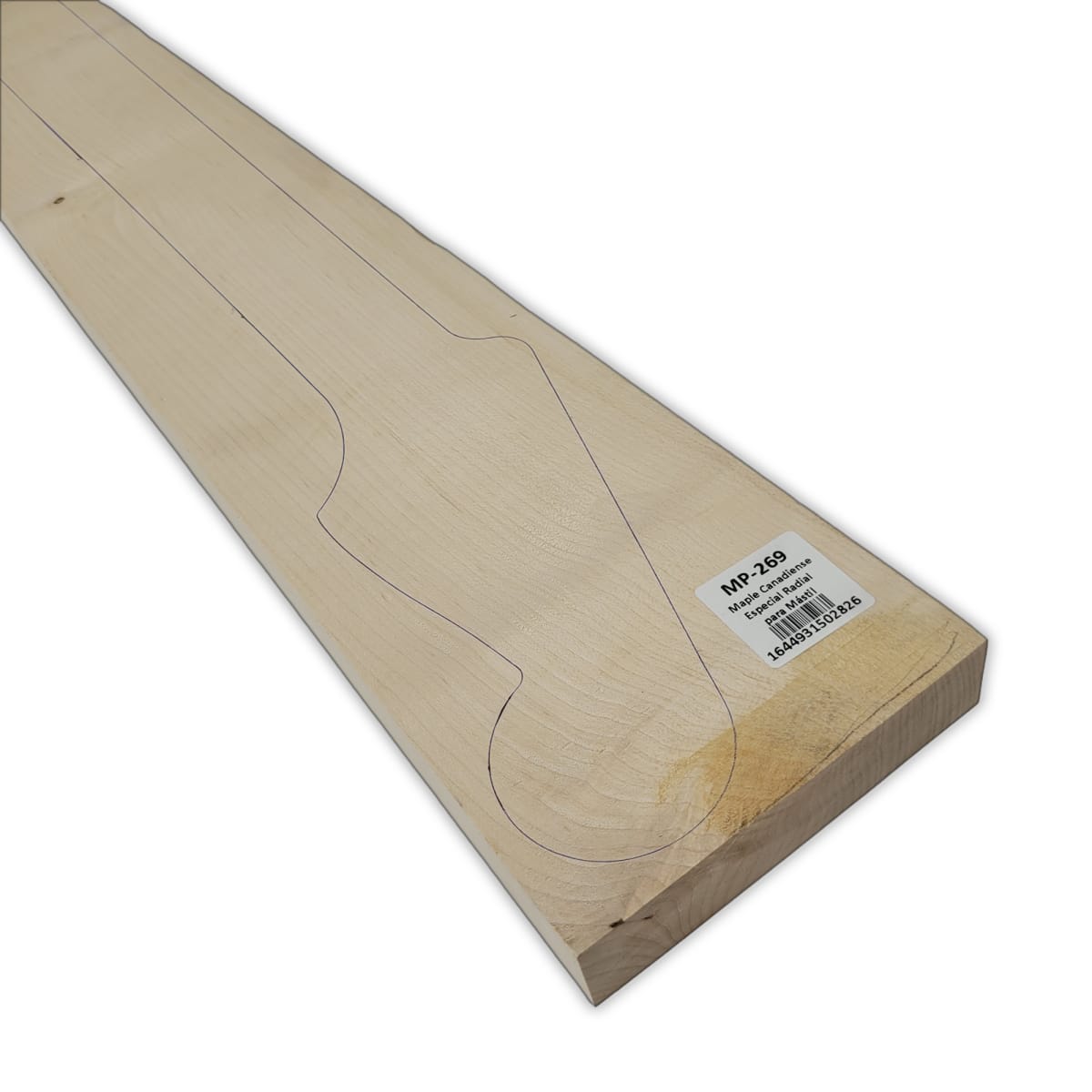Mastil MP-269 de Maple Especial Radial con Detalles para Guitarra9