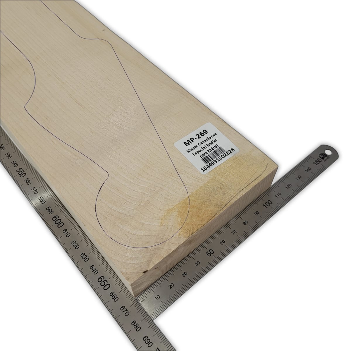 Mastil MP-269 de Maple Especial Radial con Detalles para Guitarra5