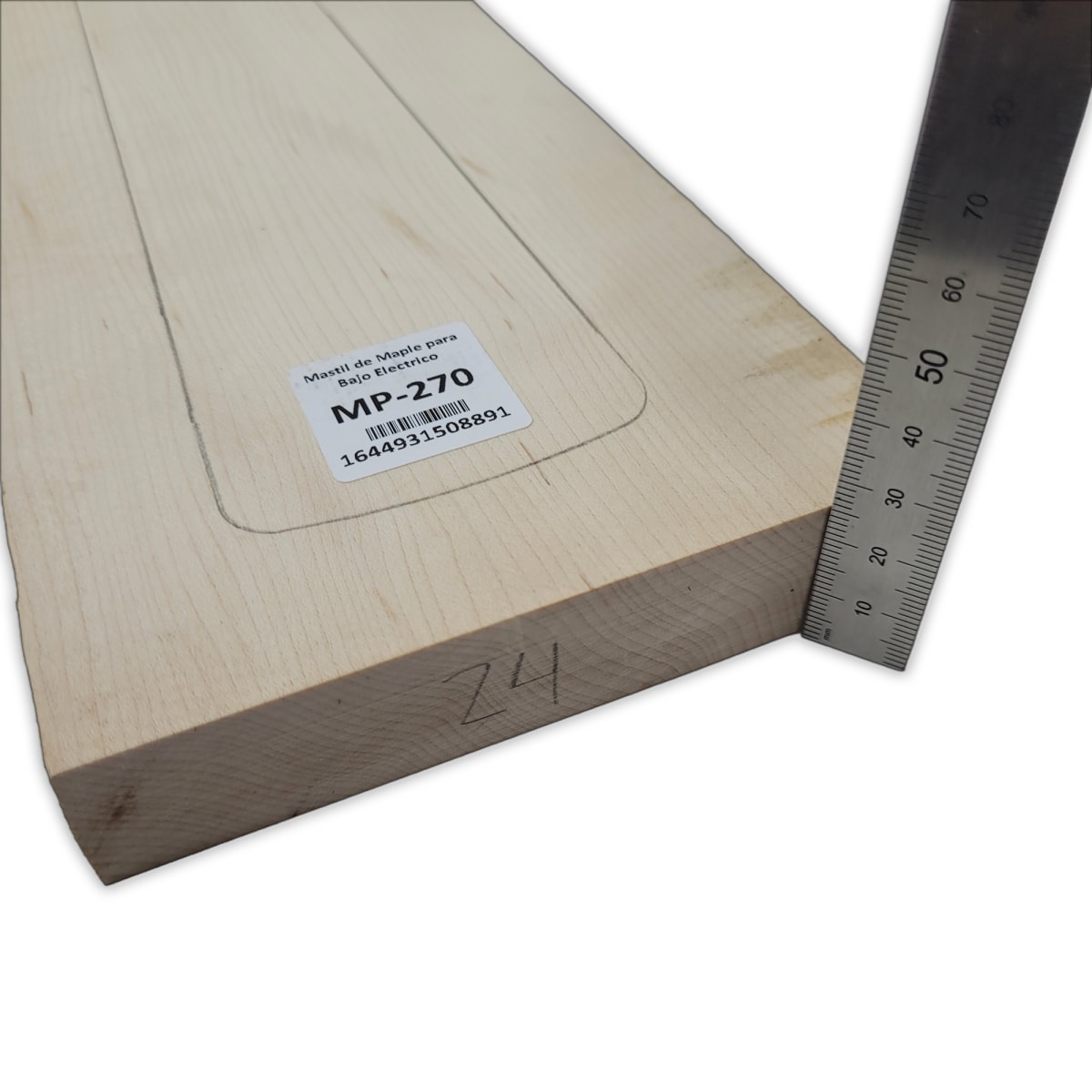 Mastil MP-270 de Maple Especial Radial para Bajo4