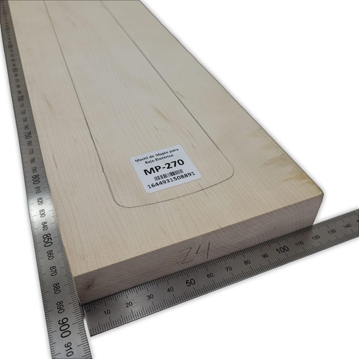 Mastil MP-270 de Maple Especial Radial para Bajo3