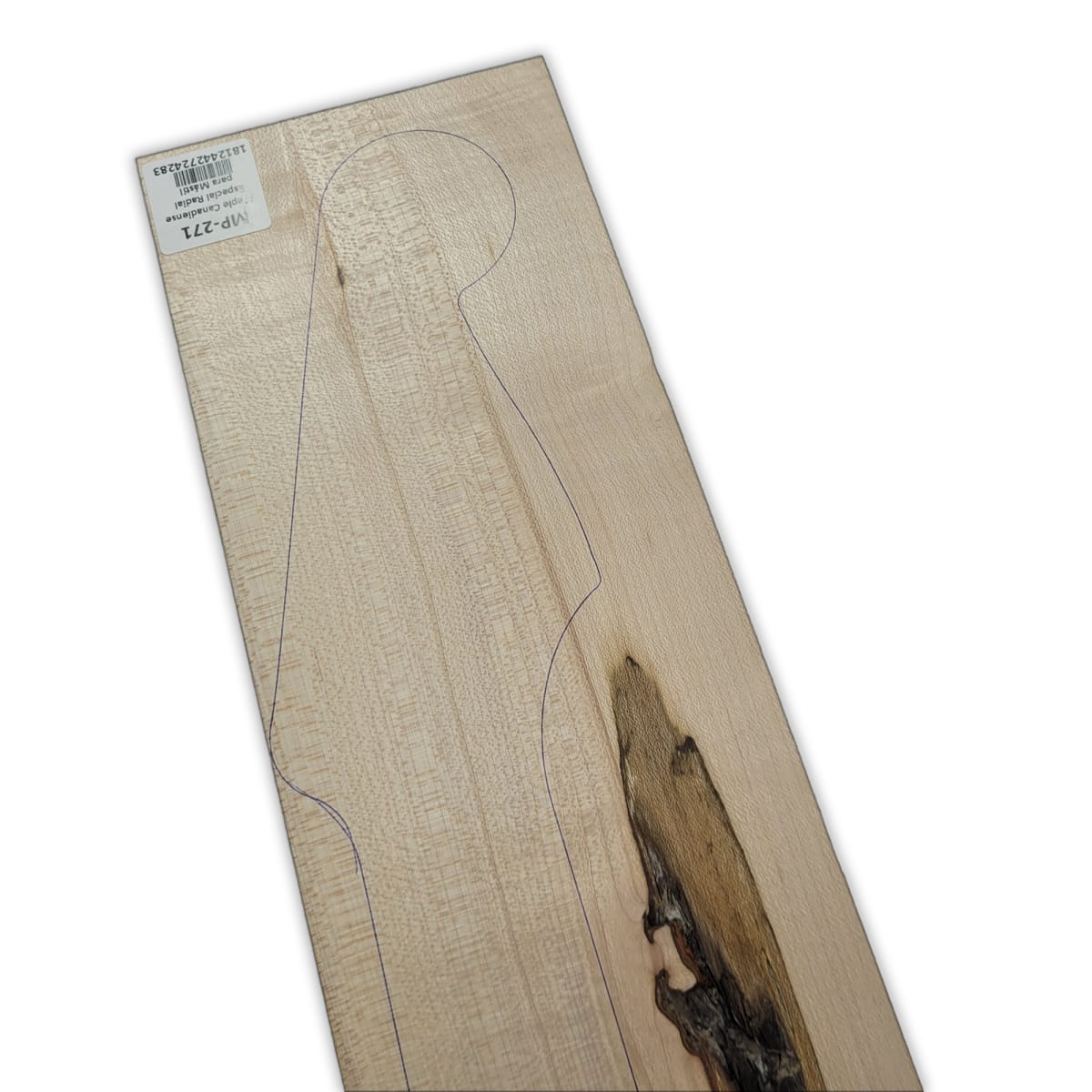 Mastil MP-271 de Maple Especial Radial con Detalles para Guitarra6