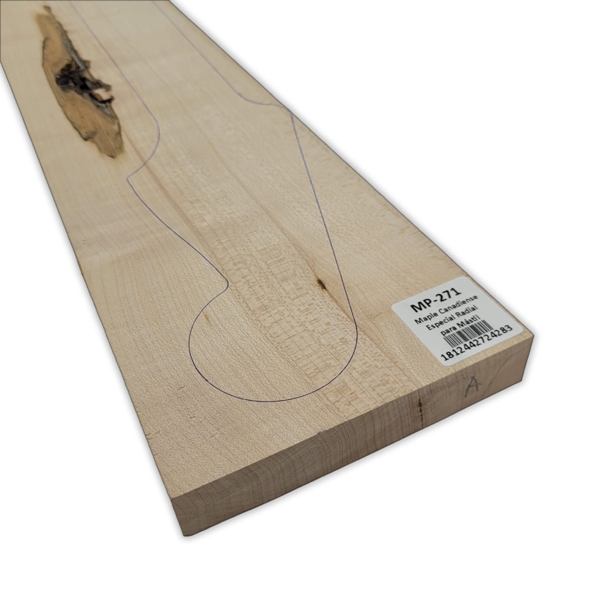 Mastil MP-271 de Maple Especial Radial con Detalles para Guitarra8