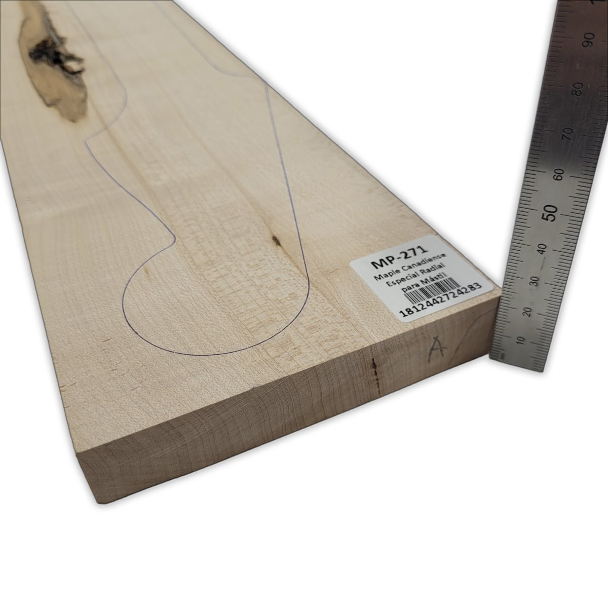 Mastil MP-271 de Maple Especial Radial con Detalles para Guitarra4