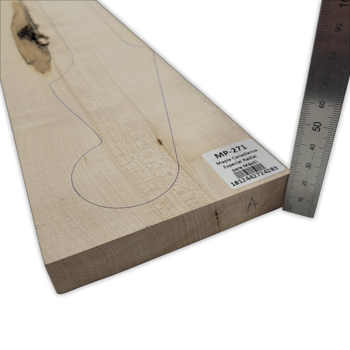 Mastil MP-271 de Maple Especial Radial con Detalles para Guitarra5