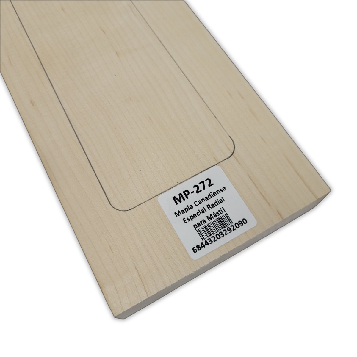 Mastil MP-272 de Maple Especial Radial para Guitarra de 24 Trastes8