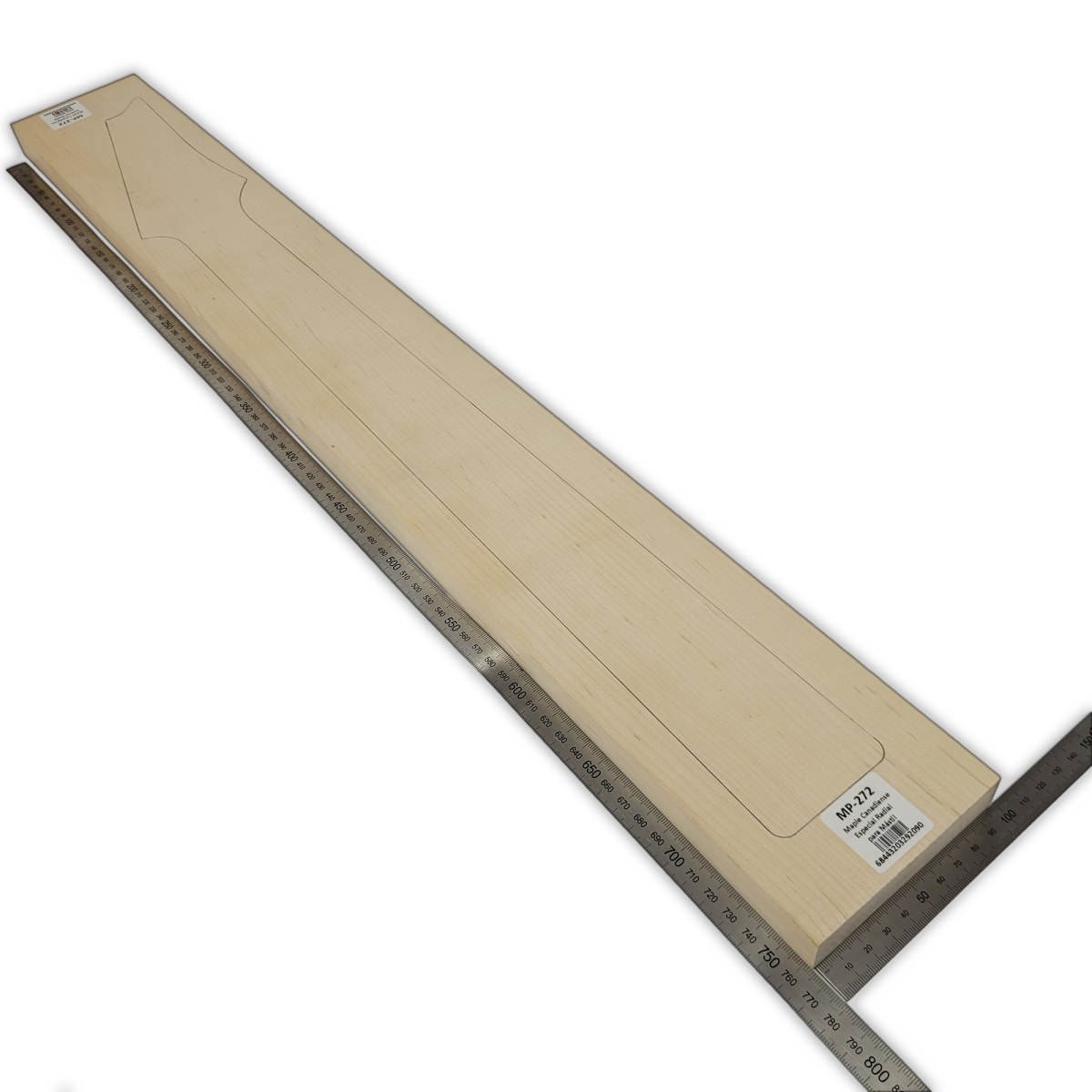 Mastil MP-272 de Maple Especial Radial para Guitarra de 24 Trastes2