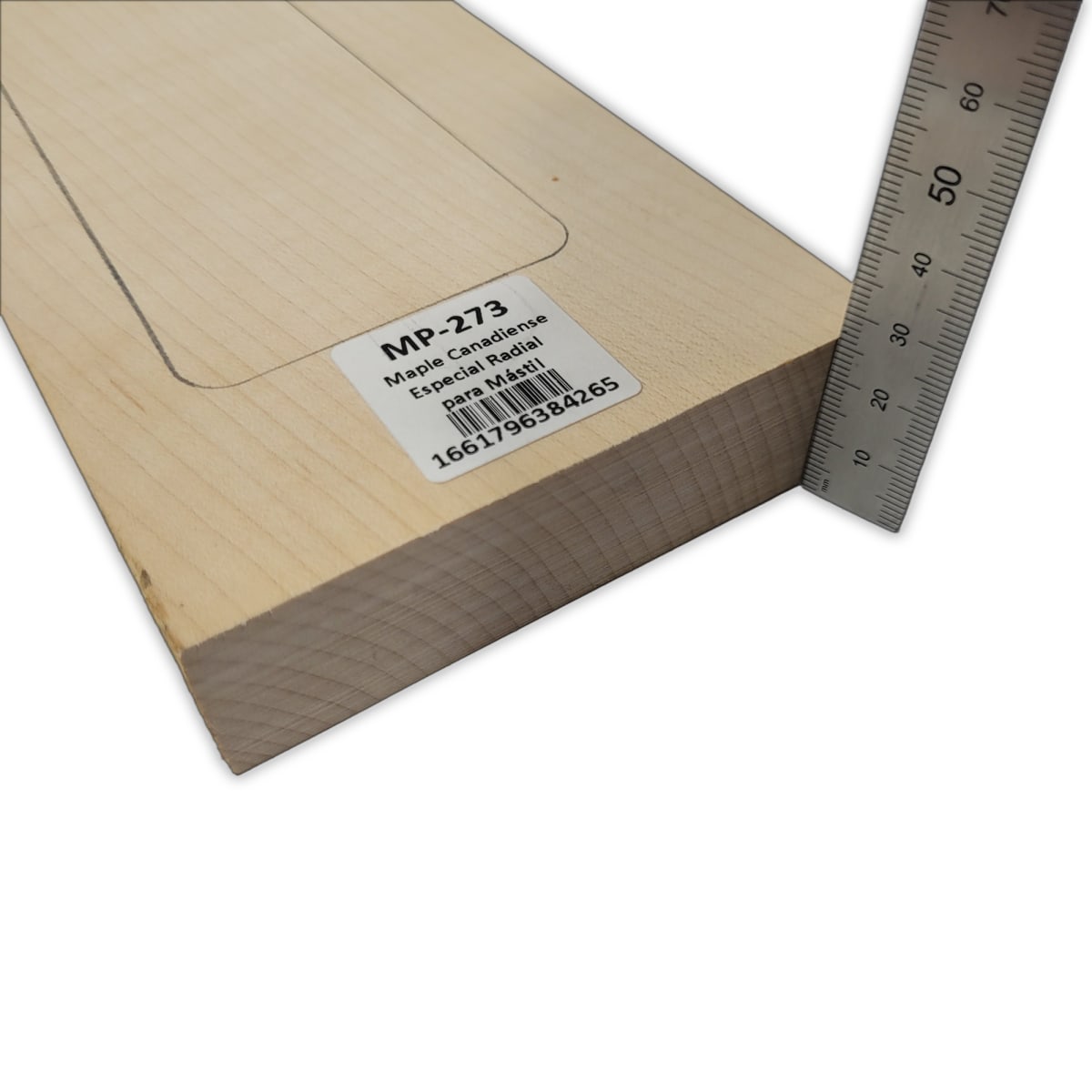 Mastil MP-273 de Maple Especial Radial para Guitarra de 24 Trastes4