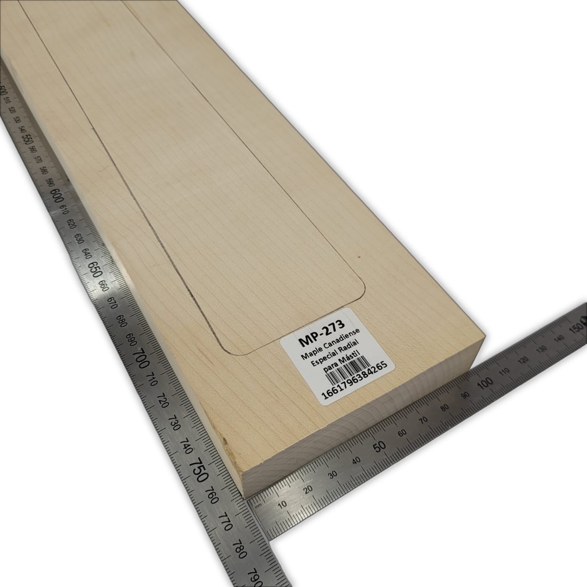 Mastil MP-273 de Maple Especial Radial para Guitarra de 24 Trastes3