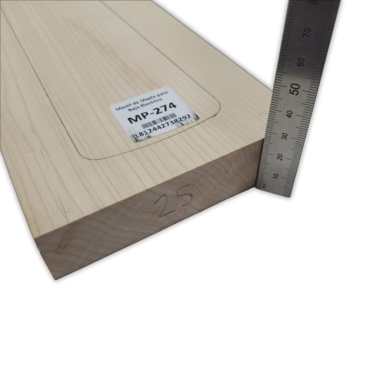 Mastil MP-274 de Maple Especial Radial para Bajo4