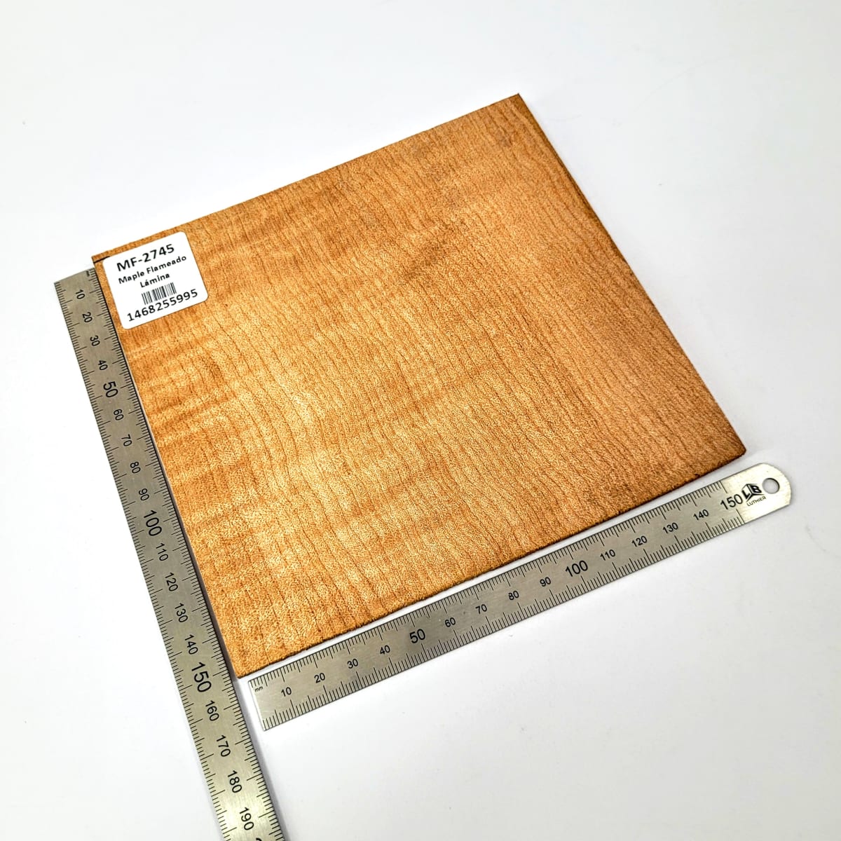 Set de 2 Laminas tipo Espejo MP-707 de Maple Flameado para Artesania2