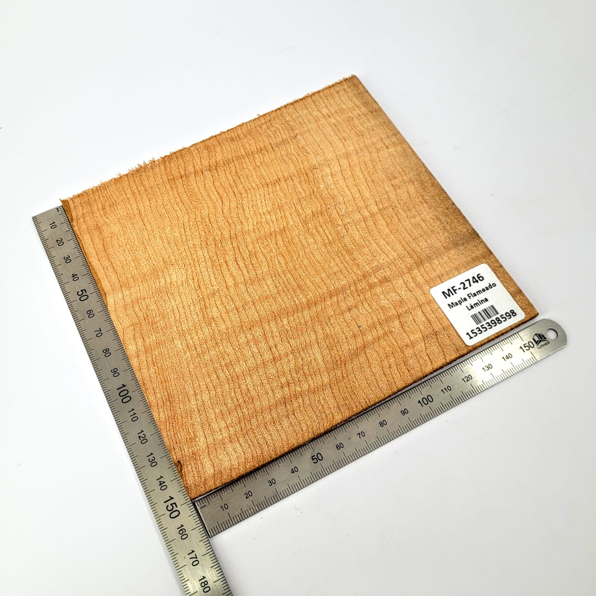 Set de 2 Laminas tipo Espejo MP-708 de Maple Flameado para Artesania2
